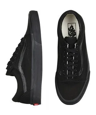 Vans Old Skool Black  Black Canvas Sneaker VN000D3HBKA