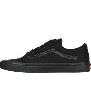 Vans Old Skool Black  Black Canvas Sneaker VN000D3HBKA