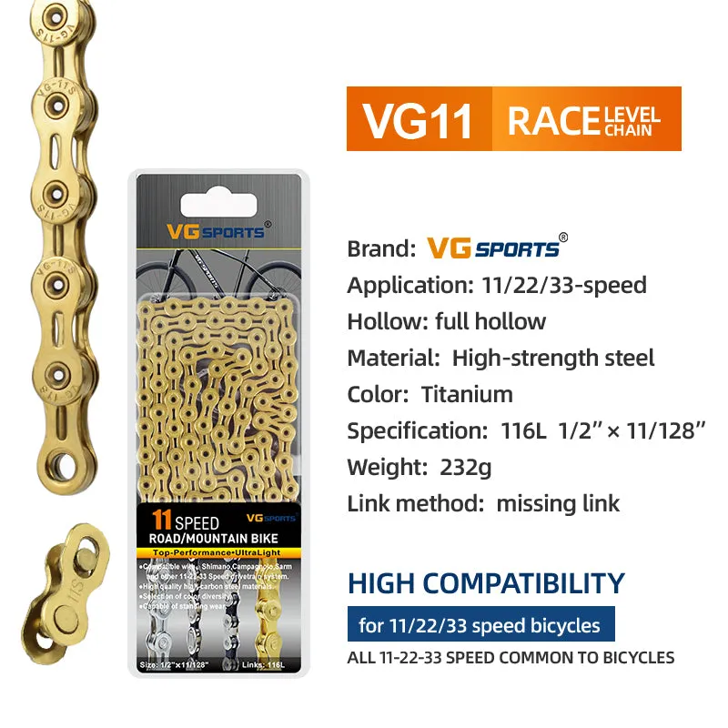 VG Sports 11 Speed Bicycle Chain