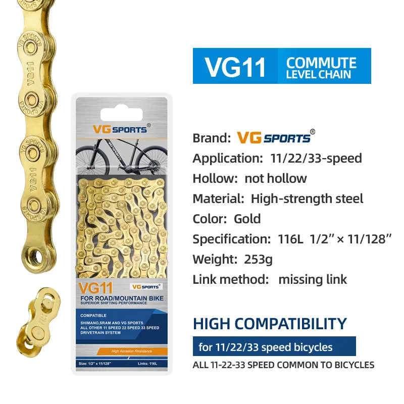 VG Sports 11 Speed Bicycle Chain