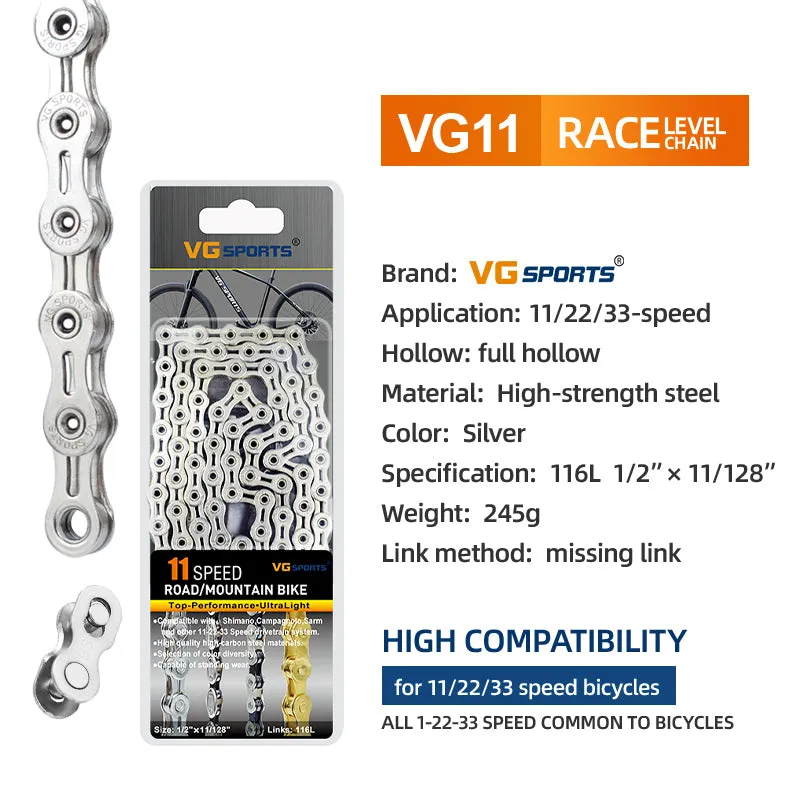 VG Sports 11 Speed Bicycle Chain