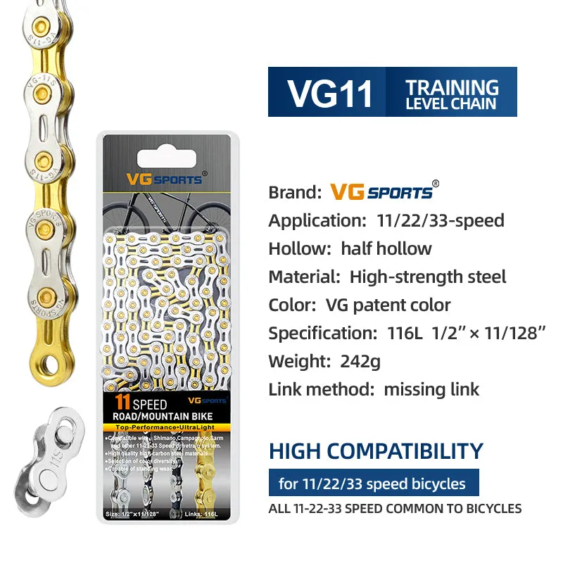 VG Sports 11 Speed Bicycle Chain