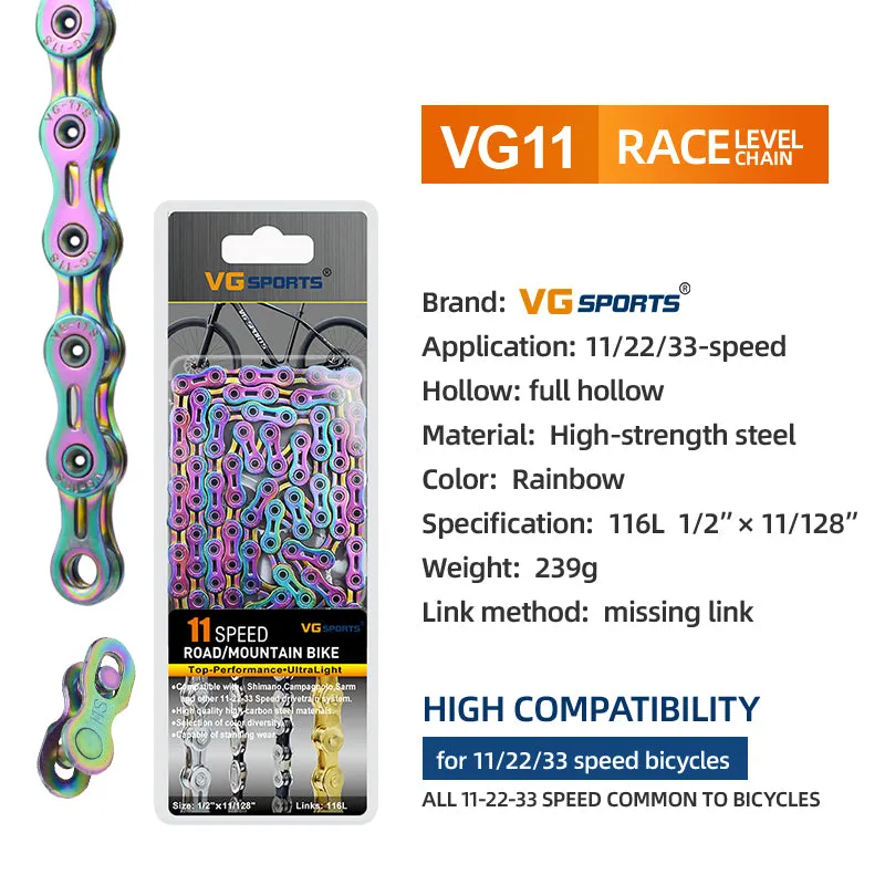 VG Sports 11 Speed Bicycle Chain