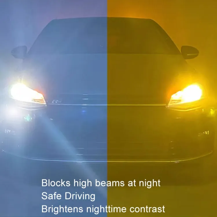 Watching Cell Phone Playing Games Anti-Blue Light Glasses Postoperative Flat Glasses, Color: Gradual Black Frame Light Yellow Lens