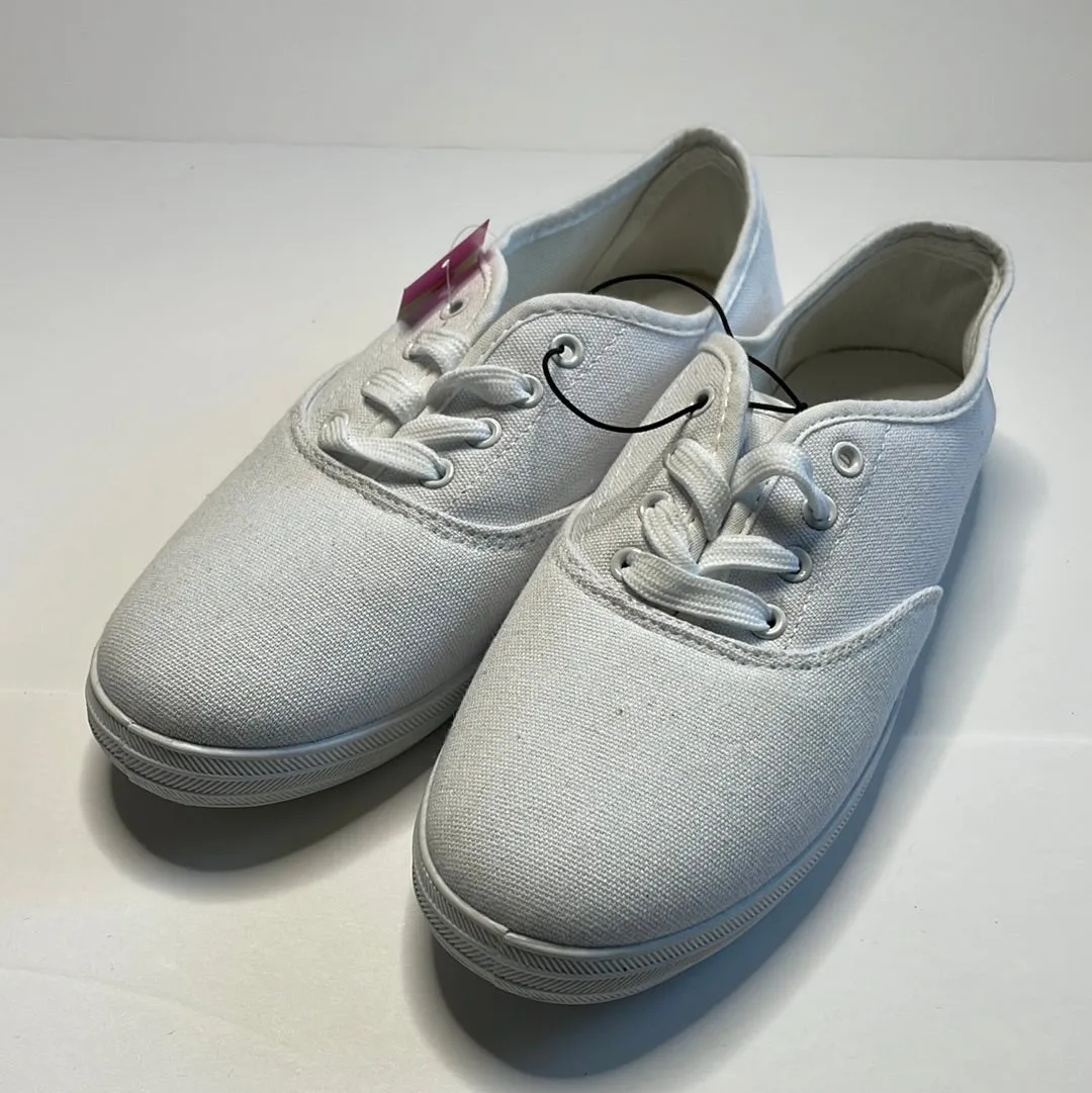 Womens, Bobbie Brooks Lace Up Solid Tennis Shoe