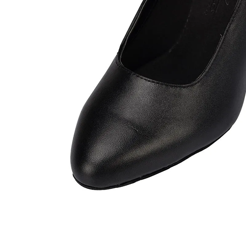 Women's Real Leather 7cm Heels Ballroom Dance Character Shoes Modern Shoes