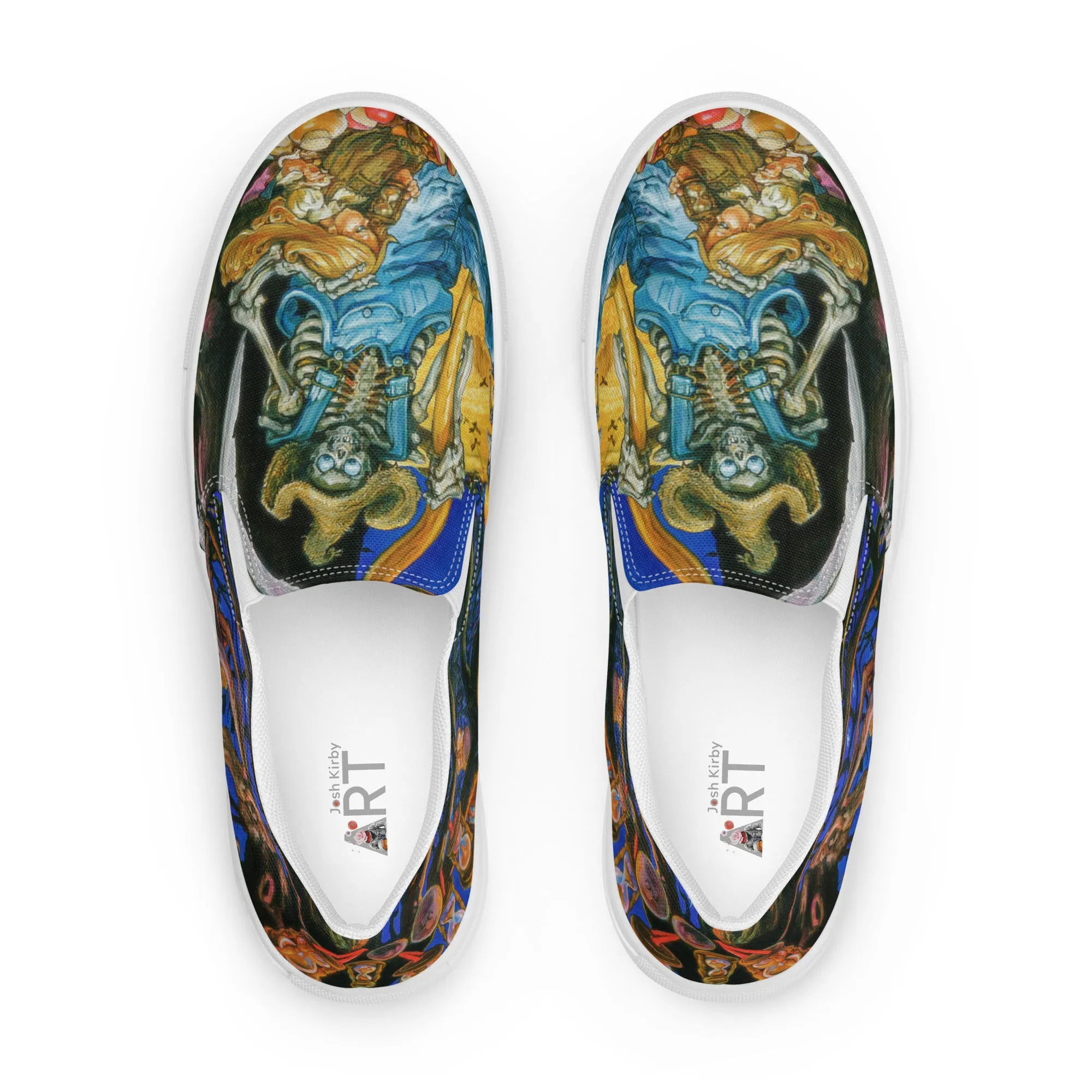 Women’s Reaper Man slip-on canvas shoes *US SIZES SHOWN! USE CHART!