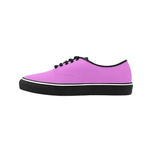 Womens Sneakers, Purple Lavender Canvas Skate Shoes Size 7.5