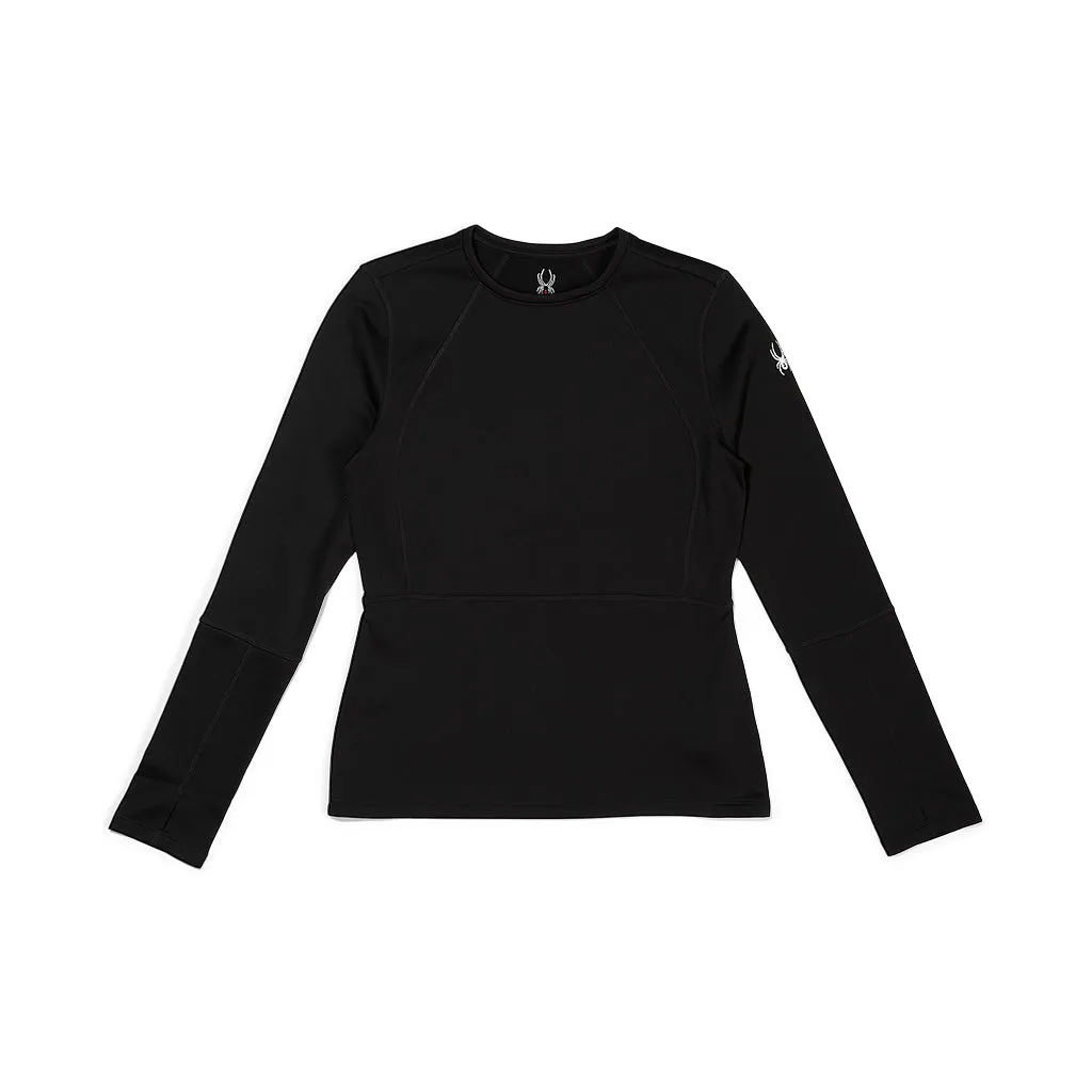 Womens Stretch Charger Crew - Black