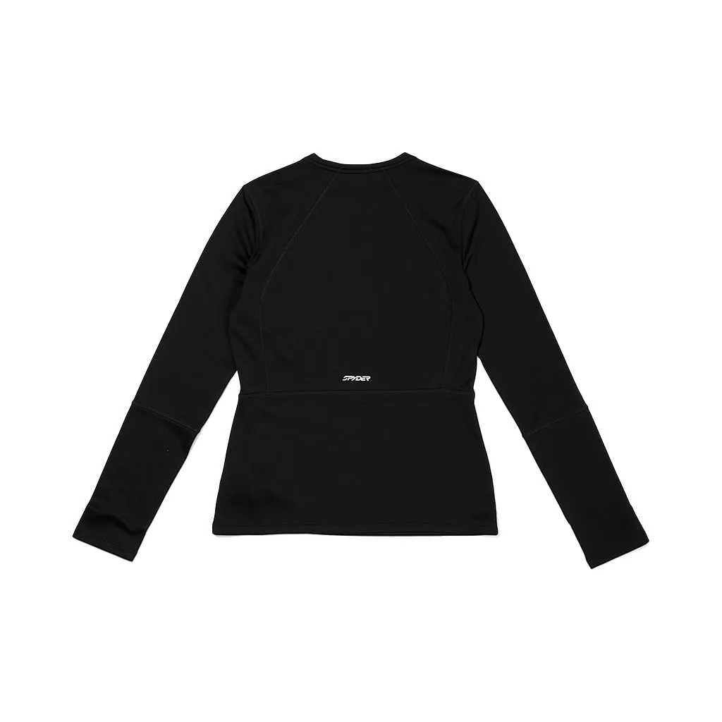 Womens Stretch Charger Crew - Black