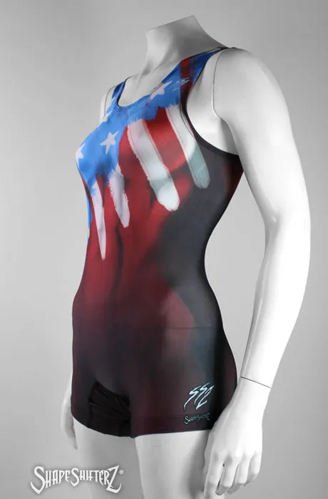 Women's 'USA Bright Star' Weightlifting Singlet