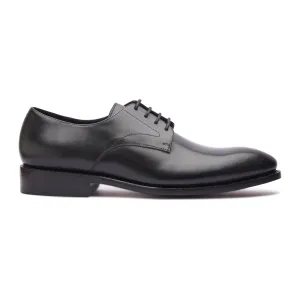 Xavier, Plain Vamp Derby - Black | Hand Welted | Classics Collection