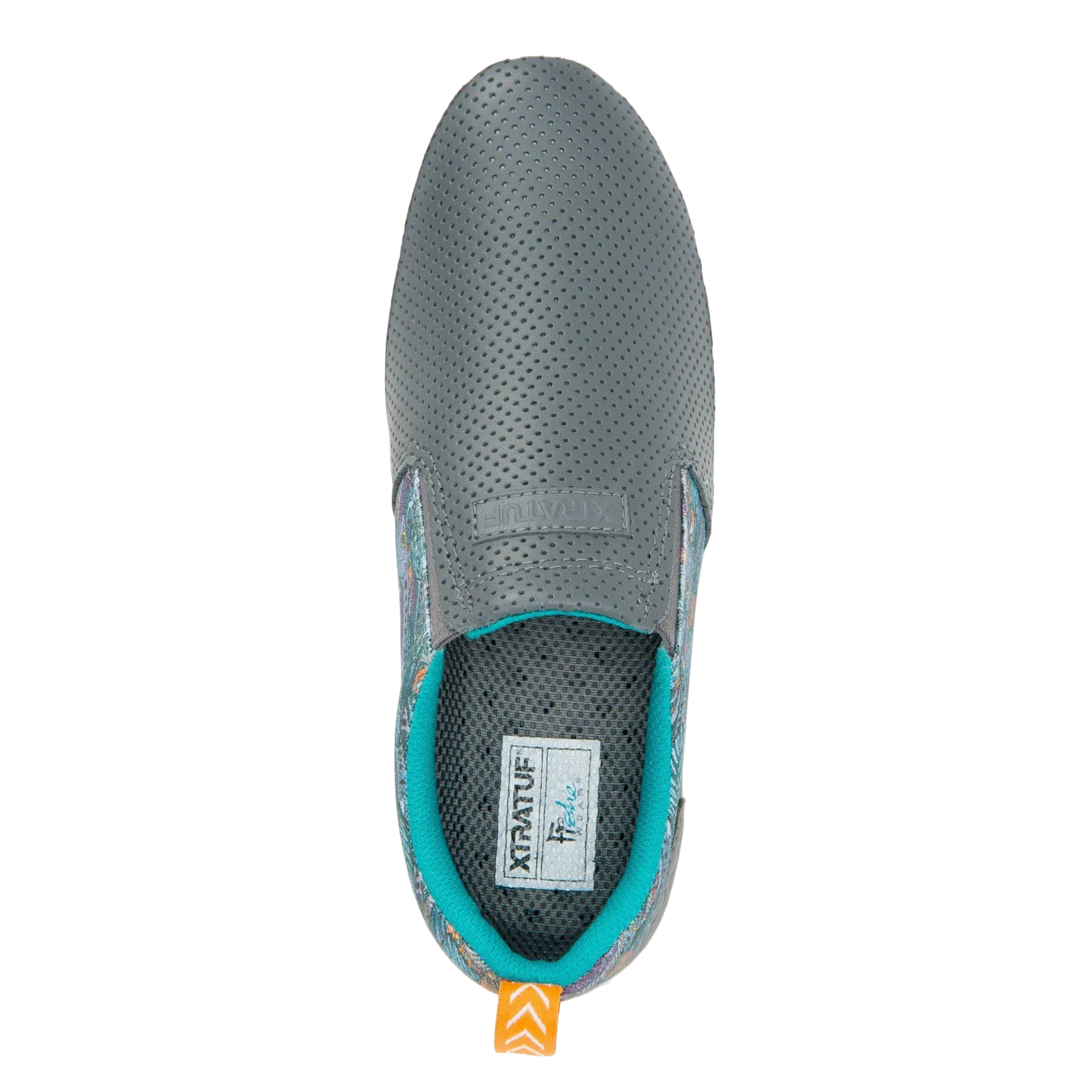 XTRATUF Ladies Fishe®wear Groovy Grayling Sharkbyte Gray Shoes XSW7GG