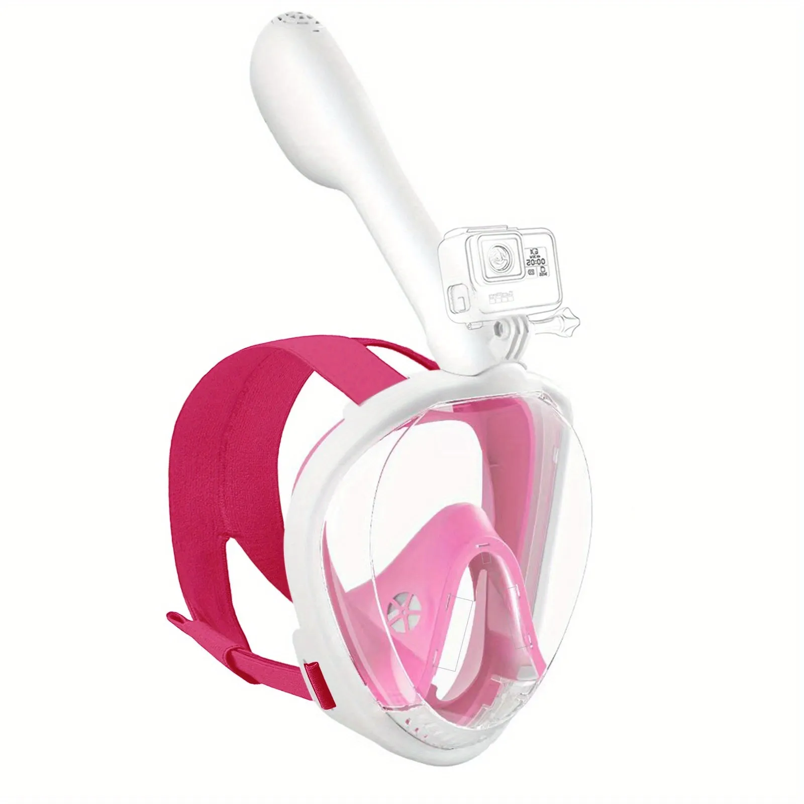 Y3 Full Face Snorkeling Mask 180 View AntiFog AntiLeak Tech